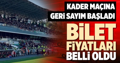 BİLET FİYATLARI BELLİ OLDU