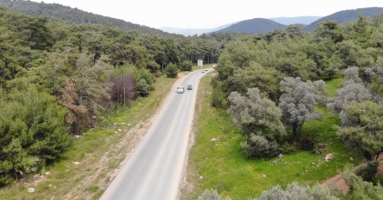 BODRUM'DA DRONLU TRAFİK OPERASYONU