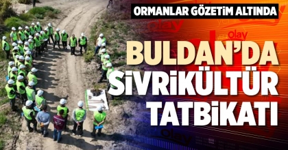 BULDAN’DA SİVRİKÜLTÜR TATBİKATI