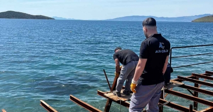 BODRUM'DA KAÇAK İSKELELERLE MÜCADELE DEVAM EDİYOR