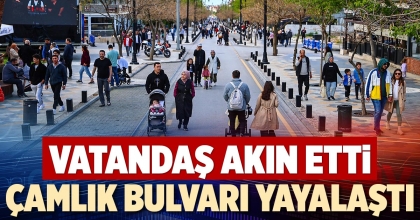 ÇAMLIK BULVARI YAYALAŞTI