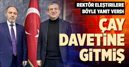 ÇAY DAVETİNE GİTMİŞ