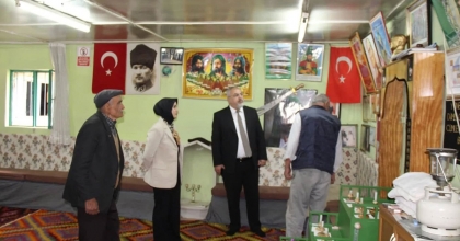 CEMEVİ BAŞKANI İNCELEMELERDE BULUNDU