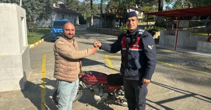 ÇALINAN MOTOSİKLETİNE 7 YIL SONRA KAVUŞTU