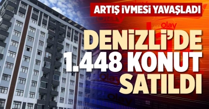DENİZLİ’DE 1.448 KONUT SATILDI