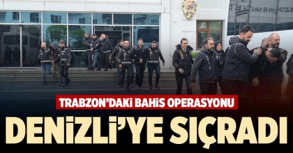 DENİZLİ’YE SIÇRADI