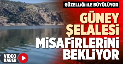 GÜNEY ŞELALESİ MİSAFİRLERİNİ BEKLİYOR