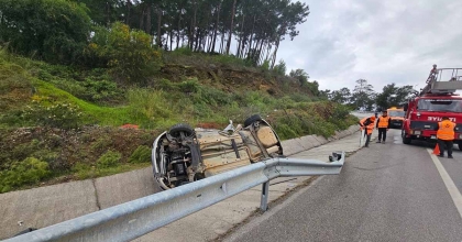 GÖCEK’TE TRAFİK KAZASI: 3 YARALI