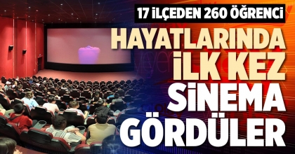 HAYATLARINDA İLK KEZ SİNEMA GÖRDÜLER
