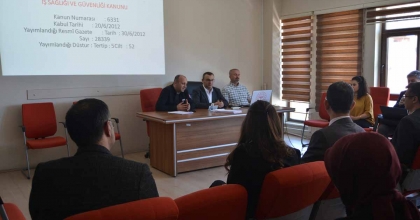 İL SAĞLIK MÜDÜRLÜĞÜ’NDE İŞ SAĞLIĞI VE GÜVENLİĞİ TOPLANTISI YAPILDI