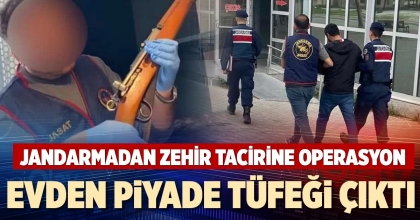 EVDEN PİYADE TÜFEĞİ ÇIKTI