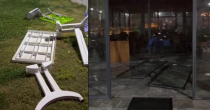KOÇARLI MİLLET BAHÇESİ FIRTINADA ZARAR GÖRDÜ