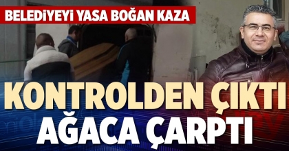 KONTROLDEN ÇIKTI AĞACA ÇARPTI