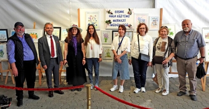 KURSİYERLERDEN ALAÇATI OT FESTİVALİ'NE ÖZEL SERGİ