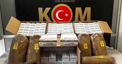 KÜTAHYA'DA KAÇAK TÜTÜN OPERASYONU