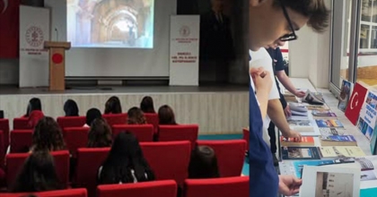 LİSE ÖĞRENCİLERİ KÜTÜPHANEYİ ZİYARET ETTİ