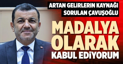 MADALYA OLARAK KABUL EDİYORUM