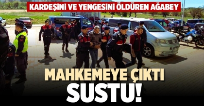 MAHKEMEYE ÇIKTI SUSTU!