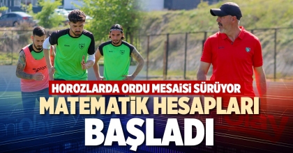 MATEMATİK HESAPLARI BAŞLADI