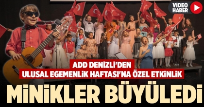 MİNİKLER BÜYÜLEDİ