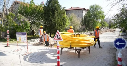 O MAHALLEDE DOĞALGAZ ÇALIŞMASI BAŞLADI