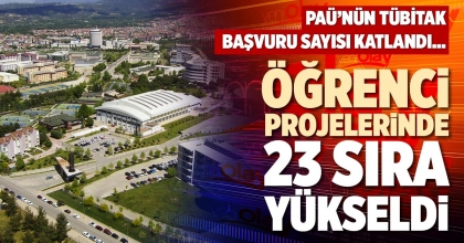 ÖĞRENCİ PROJELERİNDE 23 SIRA YÜKSELDİ