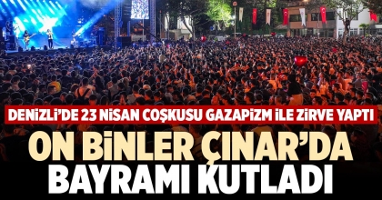 ON BİNLER ÇINAR’DA BAYRAMI KUTLADI