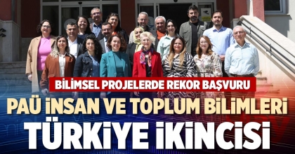 PAÜ İNSAN VE TOPLUM BİLİMLERİ TÜRKİYE İKİNCİSİ