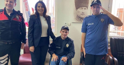 DİDİM EMNİYETİ İKİ ENGELLİ BİREYİN HAYALLERİNİ GERÇEKLEŞTİRDİ
