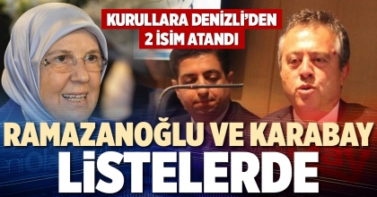 RAMAZANOĞLU VE KARABAY LİSTELERDE