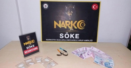 SÖKE'DE NARKOTİK POLİSLERİ UYUŞTURUCUYA GEÇİT VERMEDİ