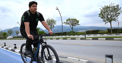 YENİLENEN BİSİKLET YOLU ÖĞRENCİLERDEN TAM NOT ALDI