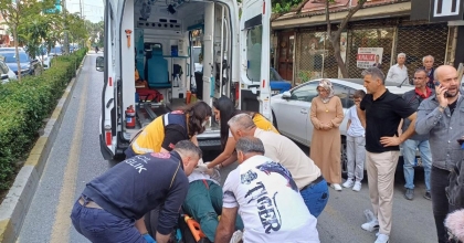 YOL ORTASINDA İNMEYE ÇALIŞTI, KAZAYA SEBEP OLDU