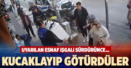 KUCAKLAYIP GÖTÜRDÜLER