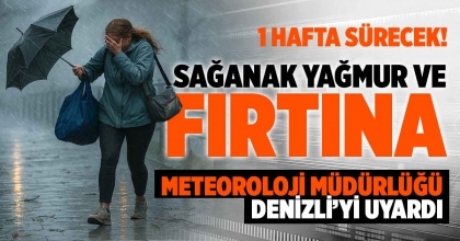 NİSAN YAĞMUR VE FIRTINAYLA BAŞLADI