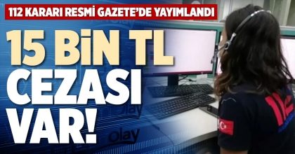 15 BİN TL CEZASI VAR!