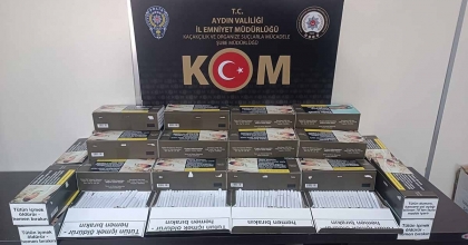 AYDIN'DA 9 BİN 200 ADET MAKARON ELE GEÇİRİLDİ