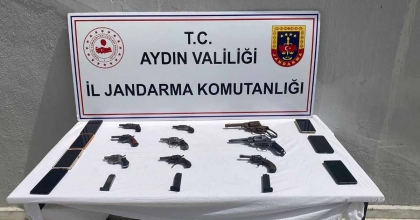 AYDIN'DA SİLAH TİCARETİ JANDARMA EKİPLERİNE TAKILDI