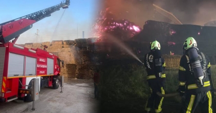 BİOKÜTLE TESİSİNDE YANGIN