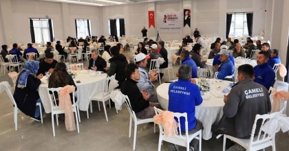 ÇAMELİ’DE BAŞKAN İŞÇİLERLE BULUŞTU