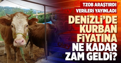 DENİZLİ’DE KURBAN FİYATINA NE KADAR ZAM GELDİ?