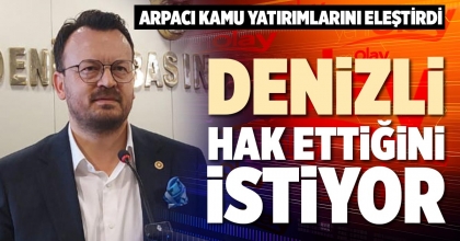 DENİZLİ HAK ETTİĞİNİ İSTİYOR