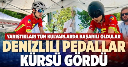 DENİZLİLİ PEDALLAR KÜRSÜ GÖRDÜ