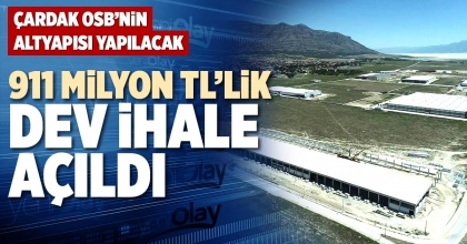 911 MİLYON TL’LİK DEV İHALE AÇILDI