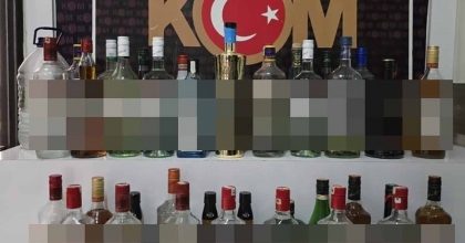 DİDİM’DE KAÇAK İÇKİ OPERASYONU