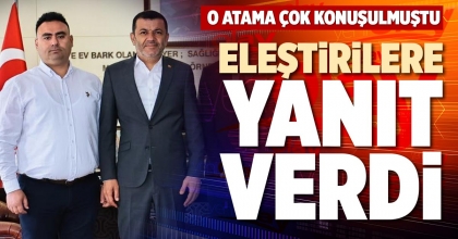 ELEŞTİRİLERE YANIT VERDİ