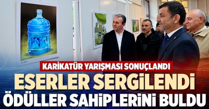 ESERLER SERGİLENDİ ÖDÜLLER SAHİPLERİNİ BULDU