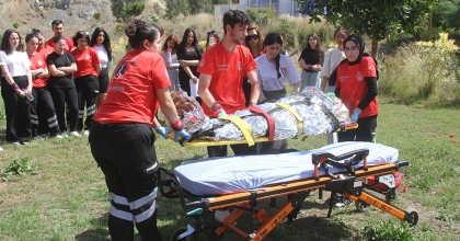 FETHİYE’DE GERÇEĞİNİ ARATMAYAN 'ACİL DURUM' TATBİKATI