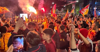 GALATASARAY’IN ŞAMPİYONLUĞU UŞAK’TA COŞKUYLA KUTLANDI