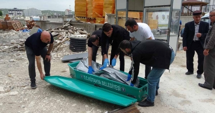 İNŞAAT BEKÇİSİ KULÜBESİNDE ÖLÜ BULUNDU